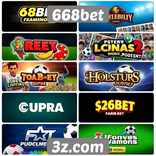 Análise da oferta de jogos no site 668bet