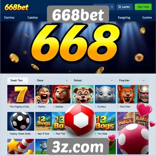 Análise da variedade de jogos disponíveis no 668bet