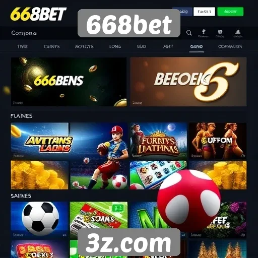 Exploração dos jogos disponíveis no 668bet