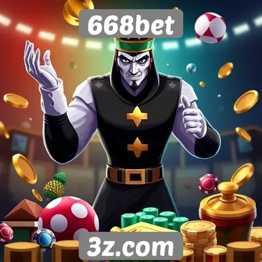 Variedade de jogos disponíveis no site 668bet