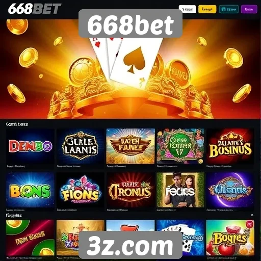 668bet oferece diversas opções de jogos de azar